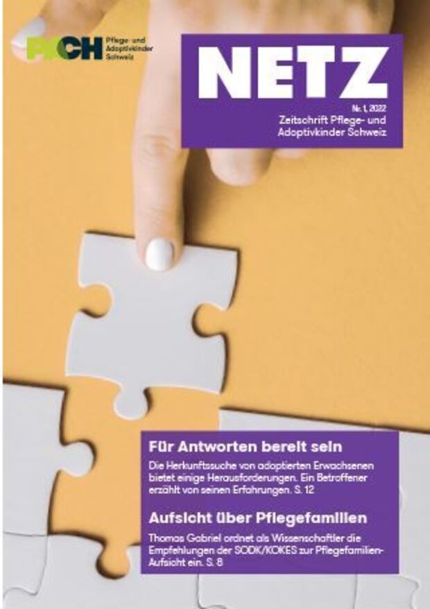 Netz: Zeitschrift Pflege- Adoptivkinder Schweiz